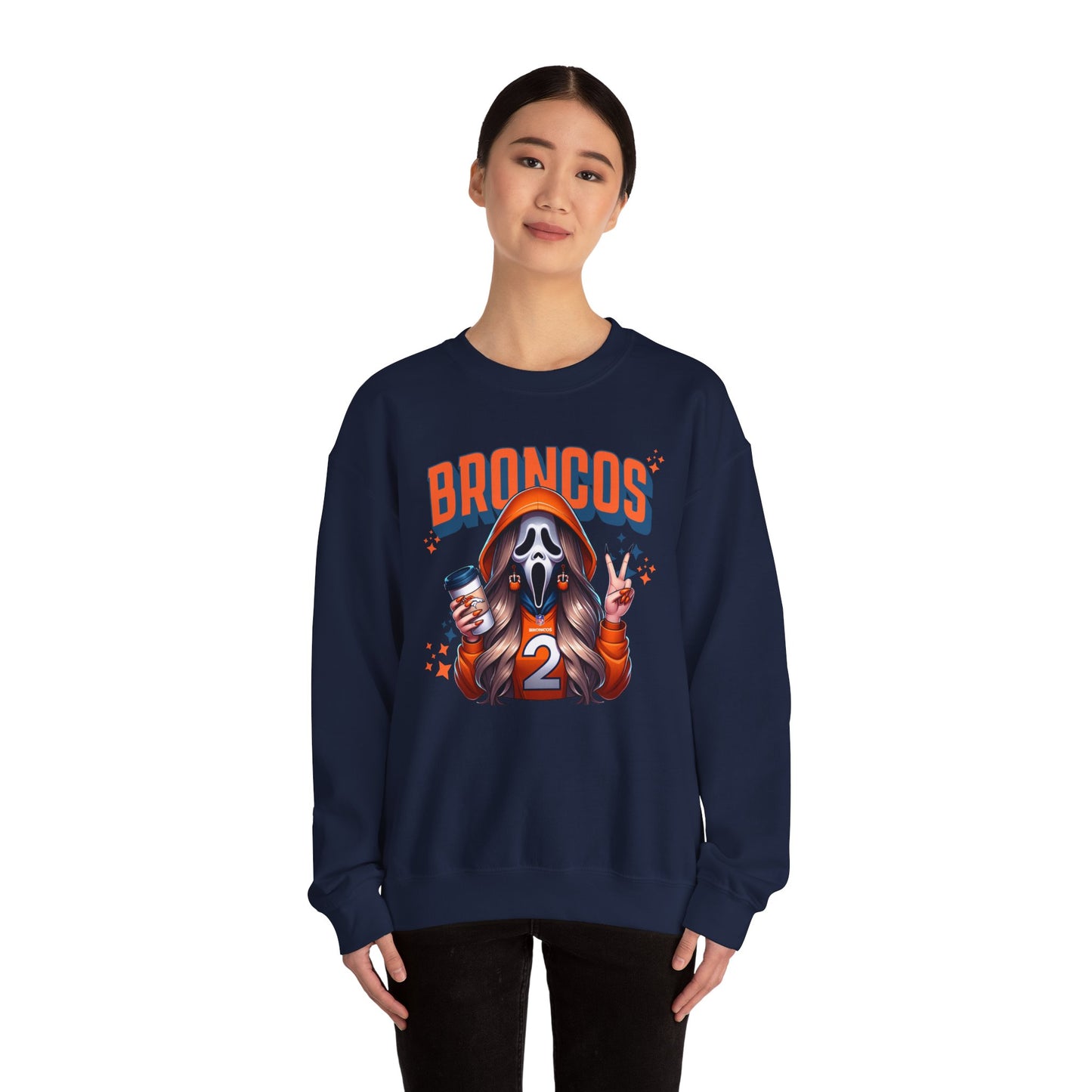Ghostface Graphic Sweatshirt - Cozy Halloween Apparel, Perfect for Fans, Fall Style, Casual Wear, Gifting