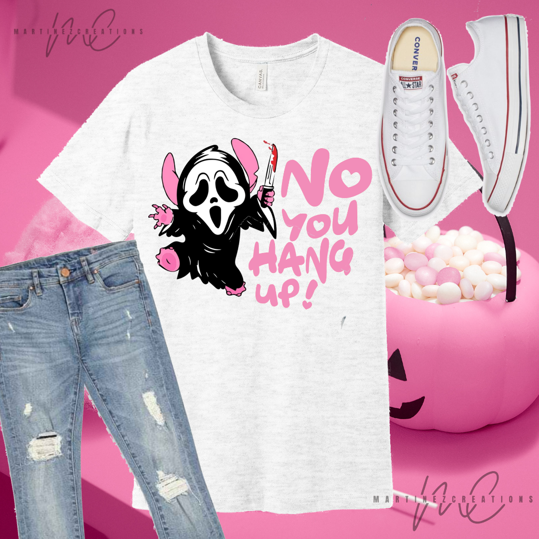 No You Hang Up Stitch Scary Movie tshirt - Martinez Creations
