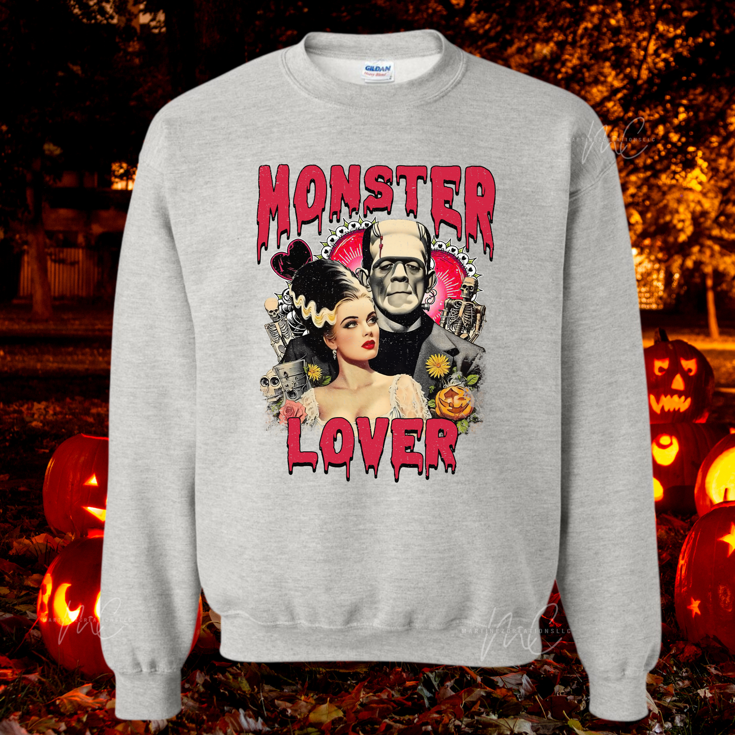 Monster Lover crewneck - Martinez Creations