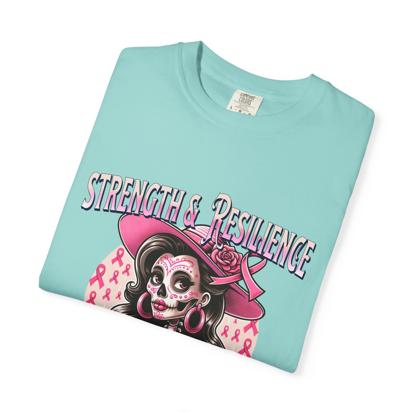 Strength & Resilience Unisex T-Shirt Breast Cancer Awareness, Inspirational Tee, Cancer Awareness Shirt, Gift for Her, Motivational Graphic Tee