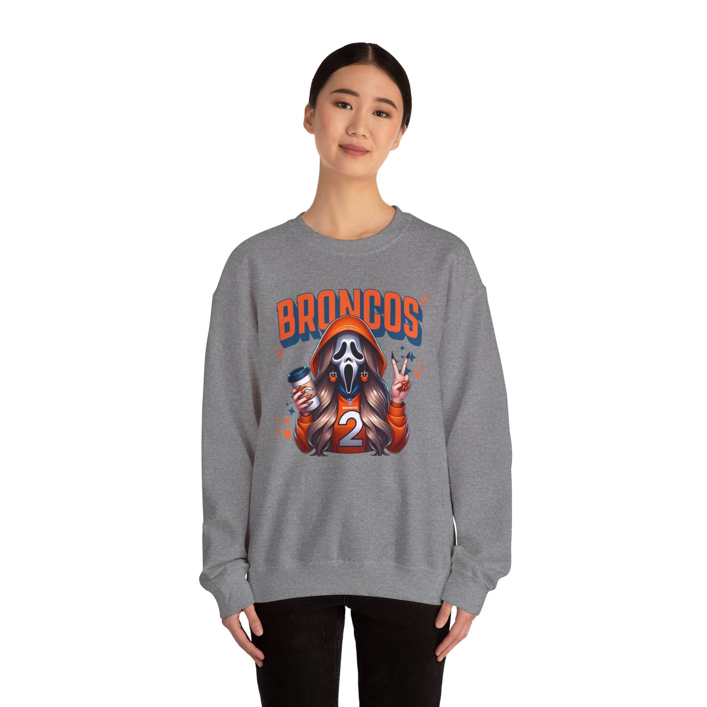 Ghostface Graphic Sweatshirt - Cozy Halloween Apparel, Perfect for Fans, Fall Style, Casual Wear, Gifting