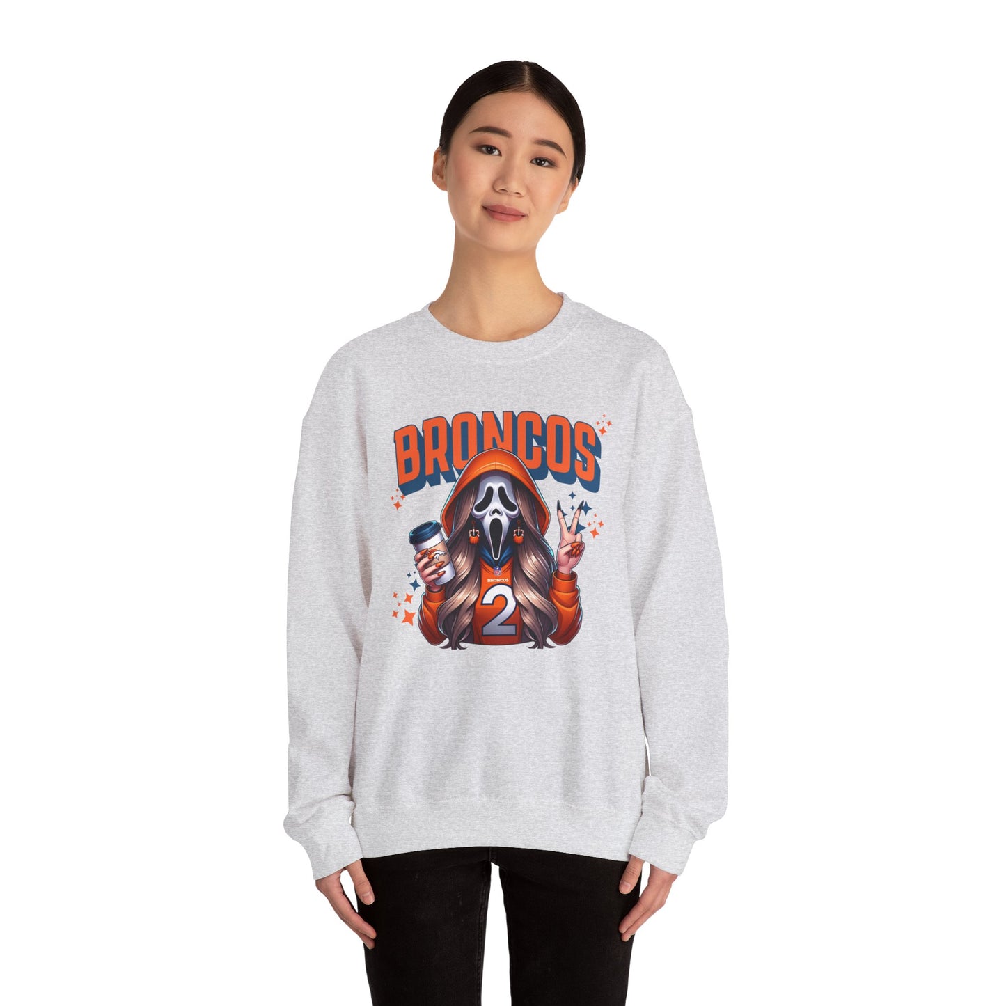 Ghostface Graphic Sweatshirt - Cozy Halloween Apparel, Perfect for Fans, Fall Style, Casual Wear, Gifting