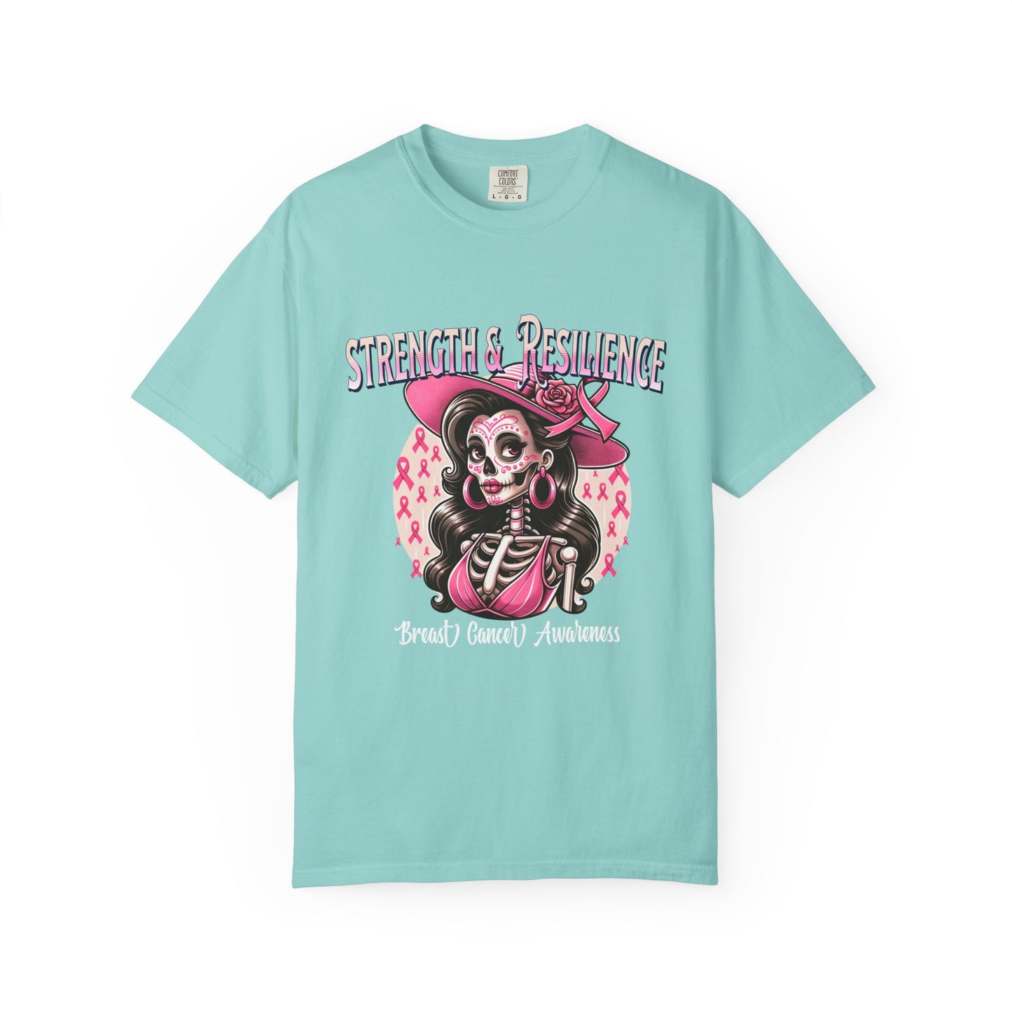 Strength & Resilience Unisex T-Shirt Breast Cancer Awareness, Inspirational Tee, Cancer Awareness Shirt, Gift for Her, Motivational Graphic Tee