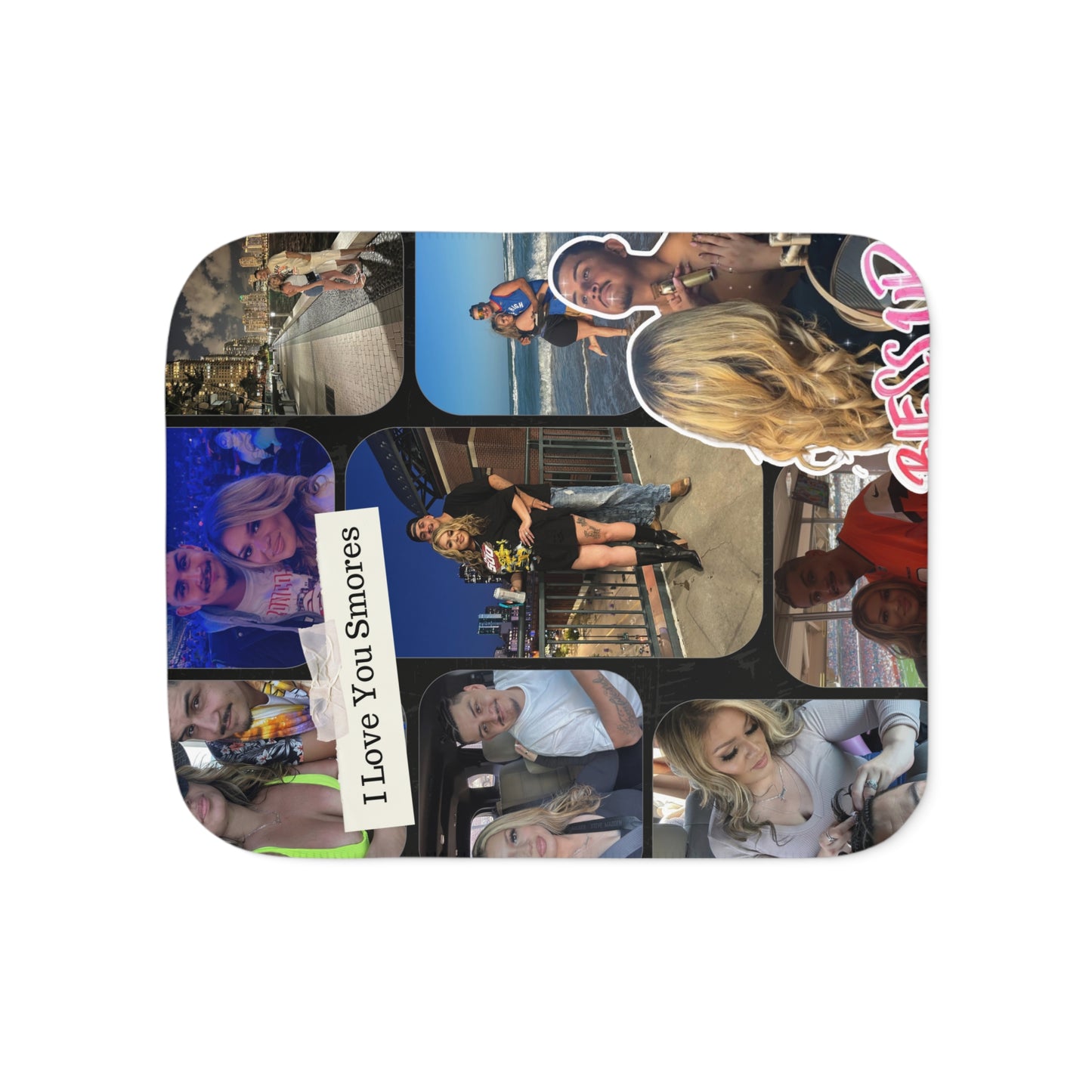 1  Large Image Design Your Own and Add it to Blanket - Cozy Sherpa Blanket - Multifunctional, Perfect for Gifts, Home Decor, Snuggling, and Relaxation