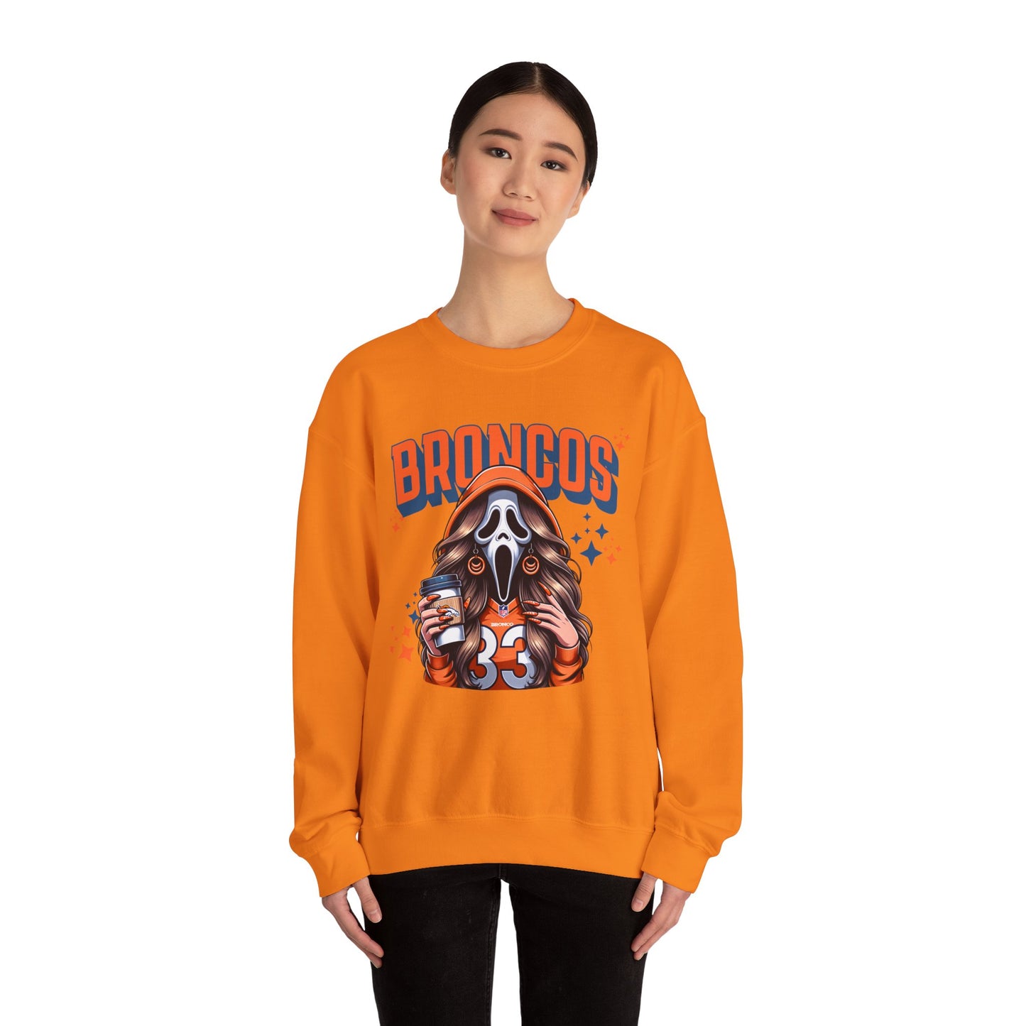 Spooky Horror Theme Crewneck Sweatshirt, Unisex Sweatshirt, Halloween Apparel,  Fan Gear, Cozy Layering Piece