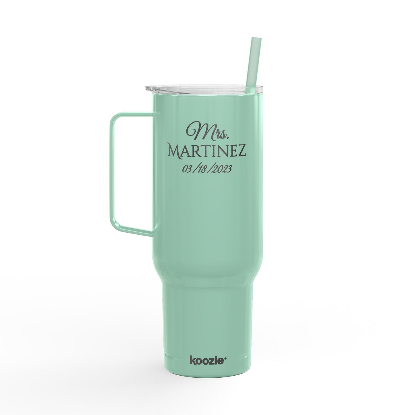 Matching Double Sided Engraved Personalized Insulated Tumbler, 40oz Travel Mug, Customizable Drinkware for Hot/Cold Beverages, Perfect Gift for Any Occasion