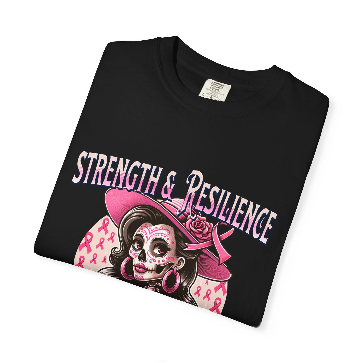Strength & Resilience Unisex T-Shirt Breast Cancer Awareness, Inspirational Tee, Cancer Awareness Shirt, Gift for Her, Motivational Graphic Tee