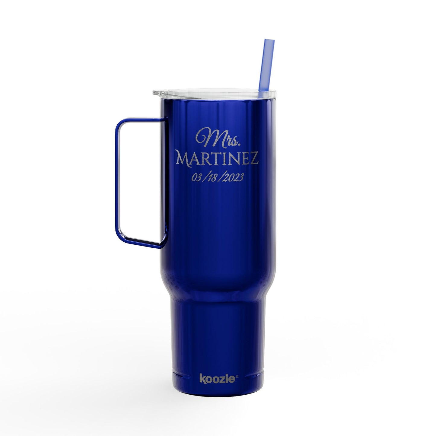 Matching Double Sided Engraved Personalized Insulated Tumbler, 40oz Travel Mug, Customizable Drinkware for Hot/Cold Beverages, Perfect Gift for Any Occasion