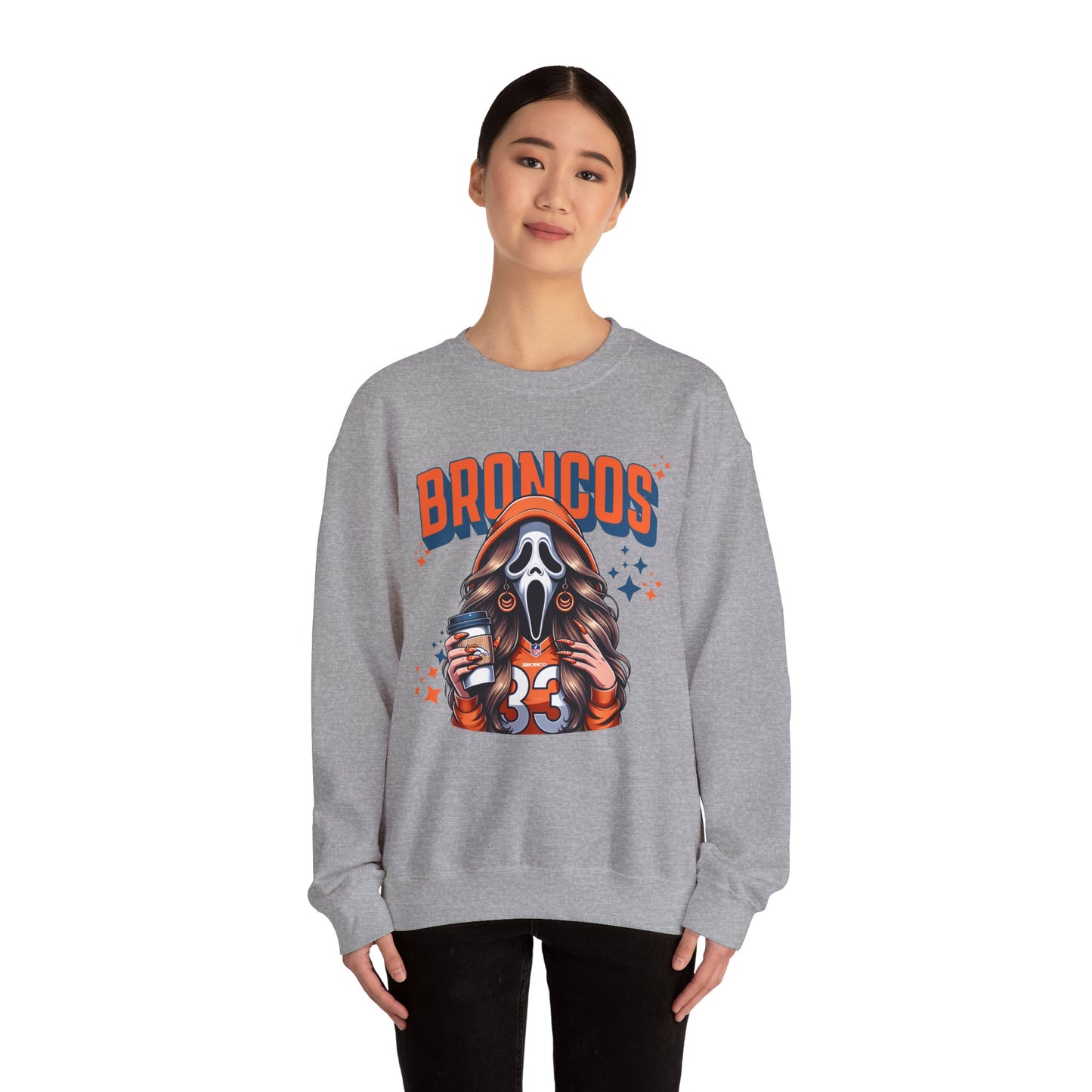 Spooky Horror Theme Crewneck Sweatshirt, Unisex Sweatshirt, Halloween Apparel,  Fan Gear, Cozy Layering Piece