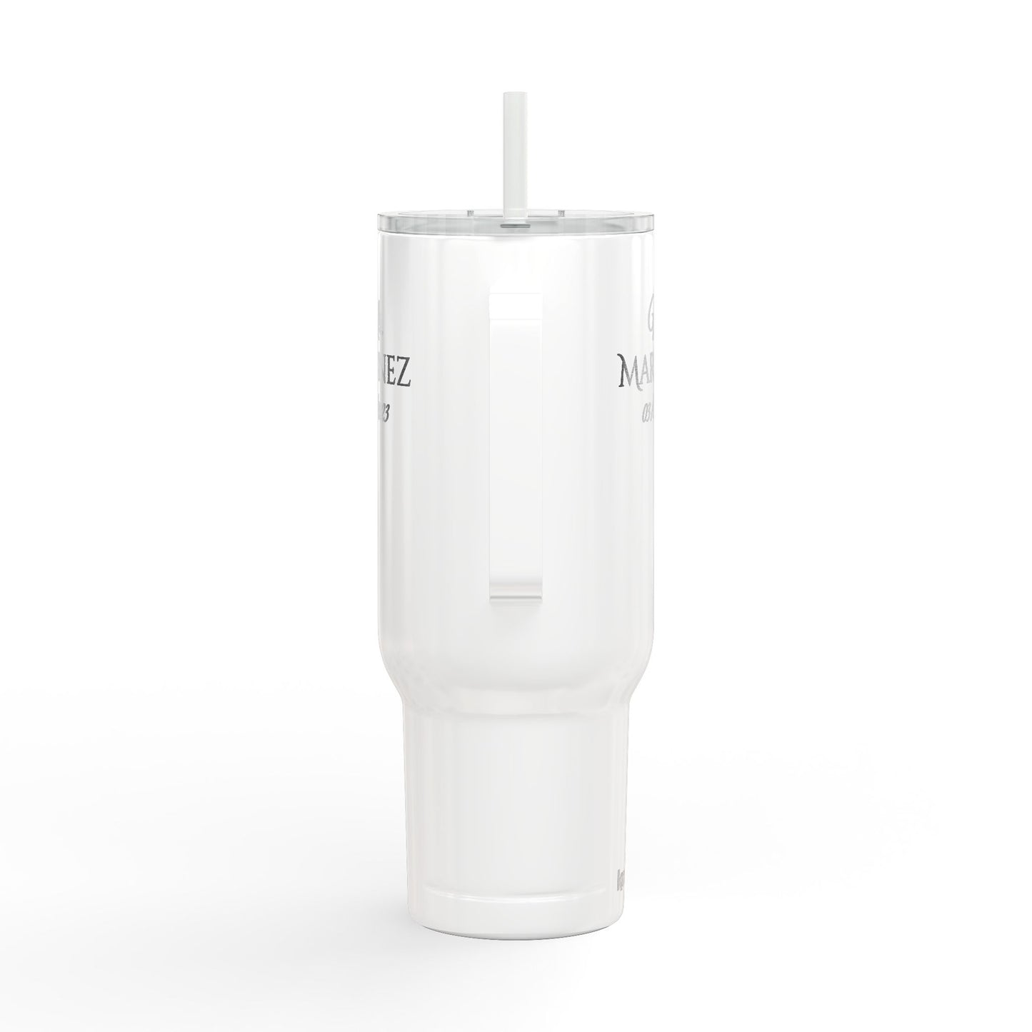 Customizable Double Sided Engraved Insulated Tumbler, 40oz Travel Mug, Customizable Drinkware for Hot/Cold Beverages, Perfect Gift for Any Occasion