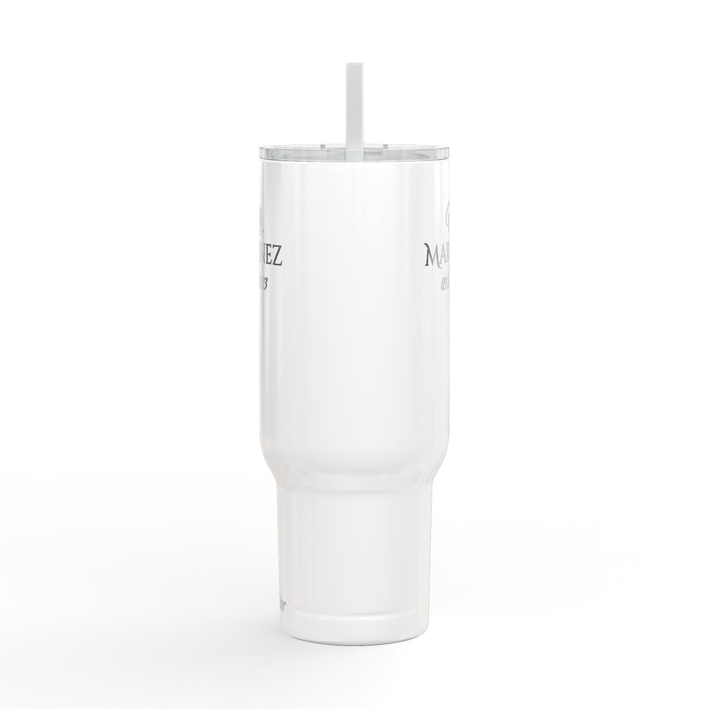 Customizable Double Sided Engraved Insulated Tumbler, 40oz Travel Mug, Customizable Drinkware for Hot/Cold Beverages, Perfect Gift for Any Occasion