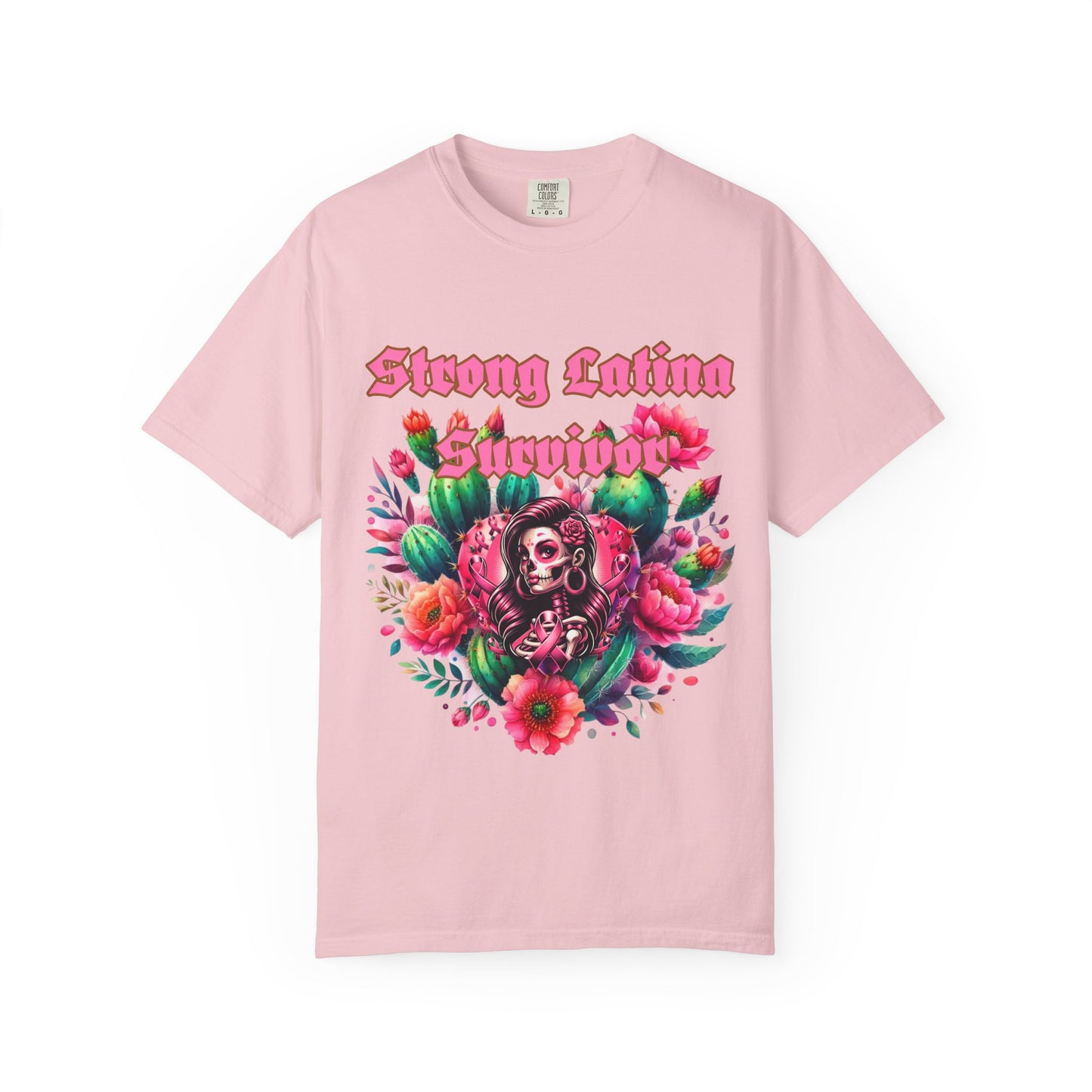 Strong Latina Survivor T-shirt | Breast Cancer Awareness Tee, Unisex Fashion, Gift , Empowerment Apparel, Cancer Survivor Shirt