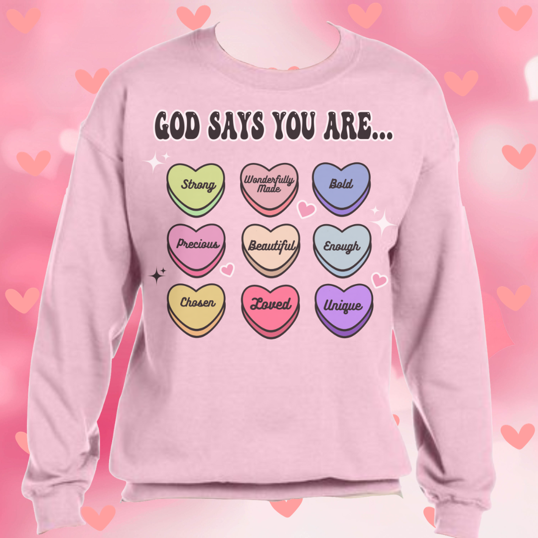 God Says You are..Sweater - Martinez Creations