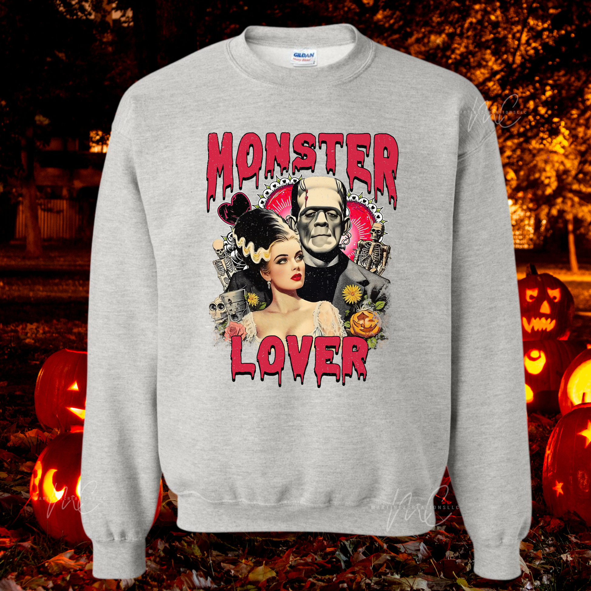 Monster Lover crewneck - Martinez Creations