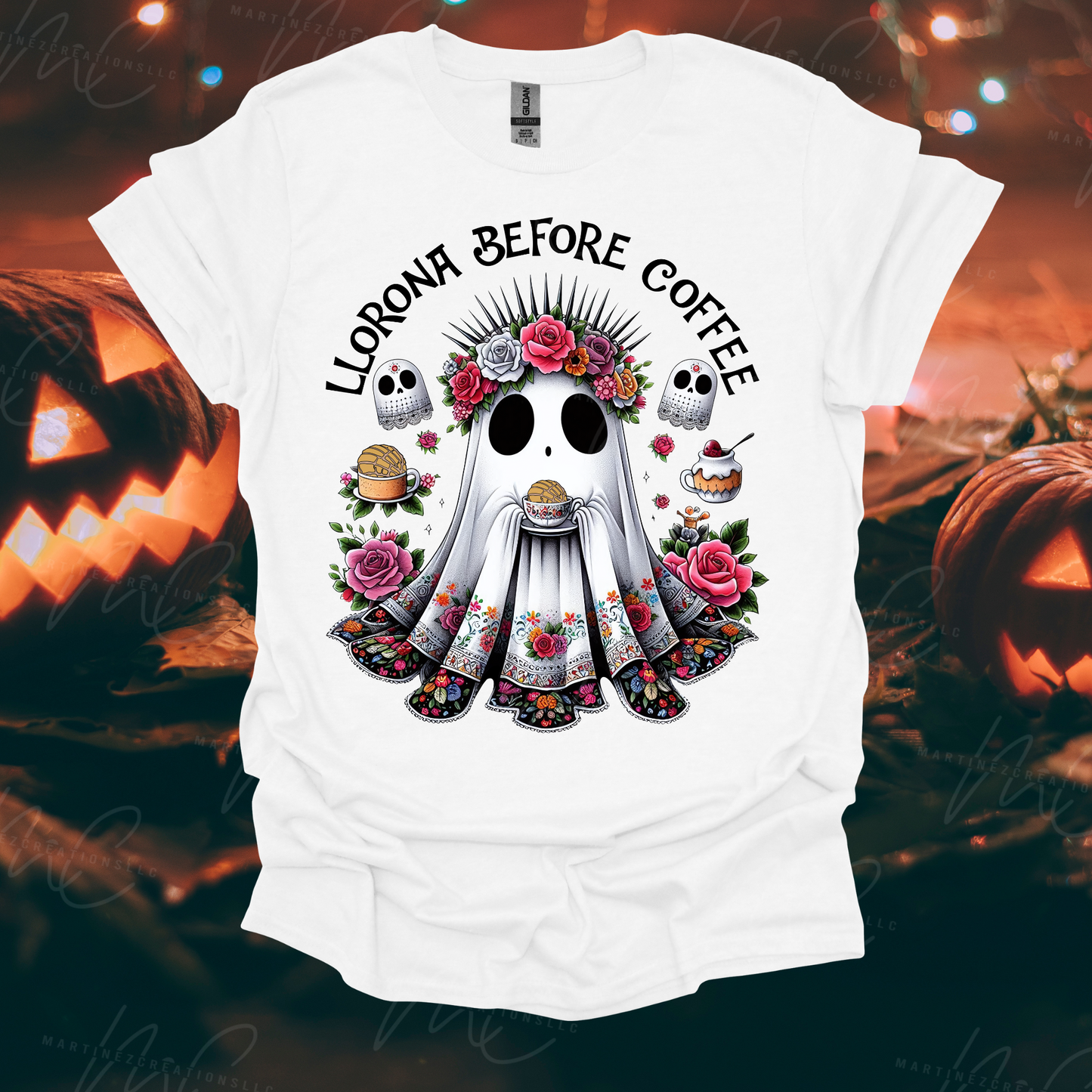 LLorona Before Coffee oversized tshirt/sweater - Martinez Creations