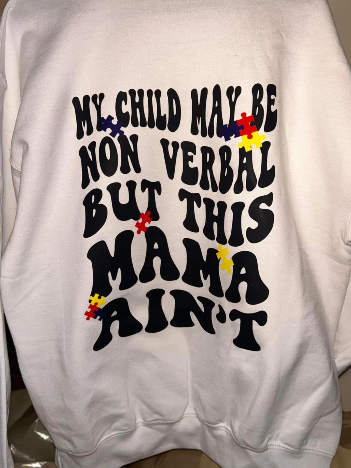 Autism Awareness Mama Crewneck - Martinez Creations