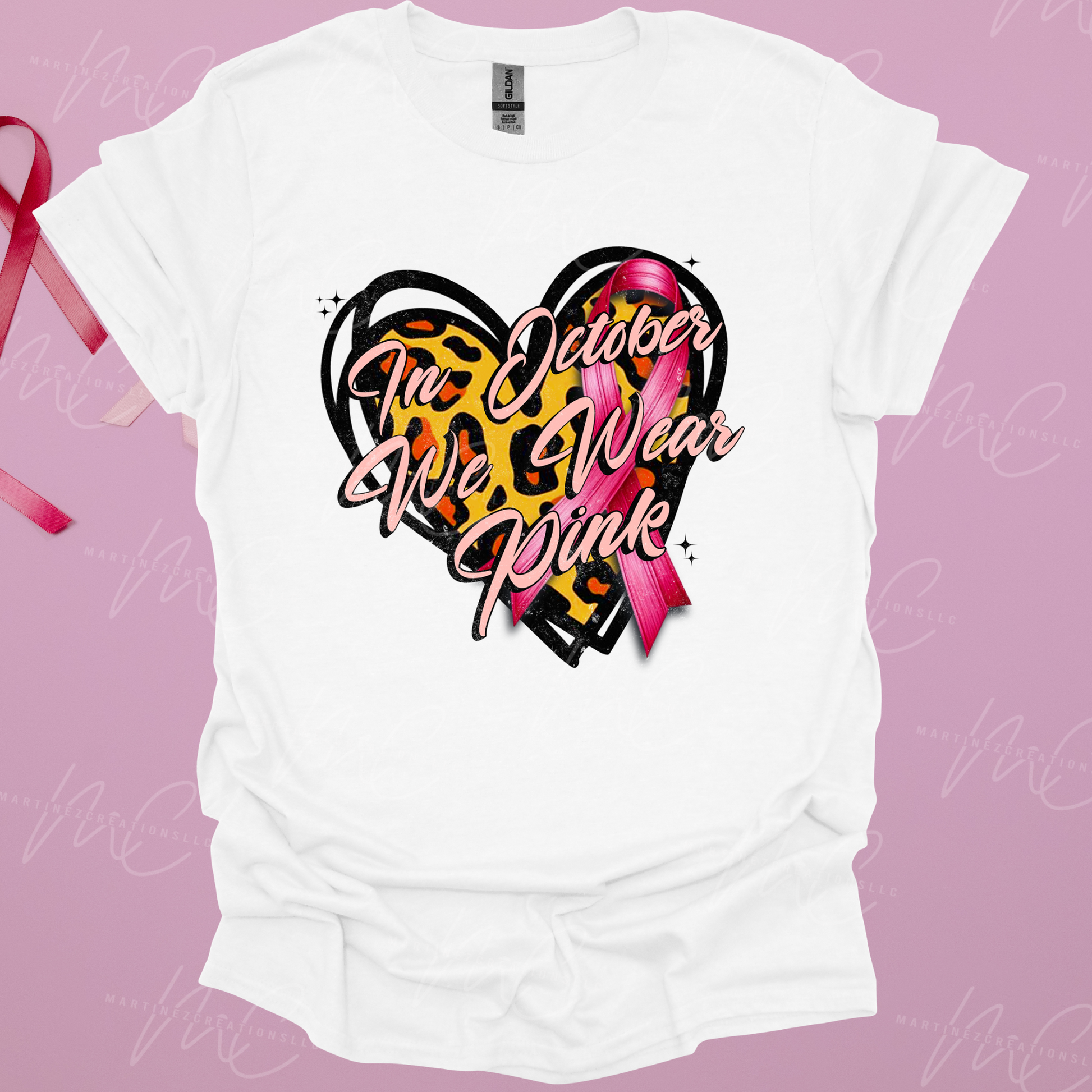 Breast Cancer Awareness Tshirt - Martinez Creations