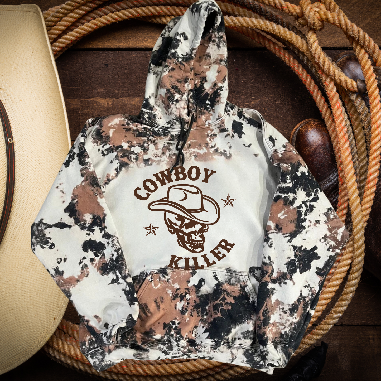 Cowboy Killer Cowhide oversized tshirt - Martinez Creations