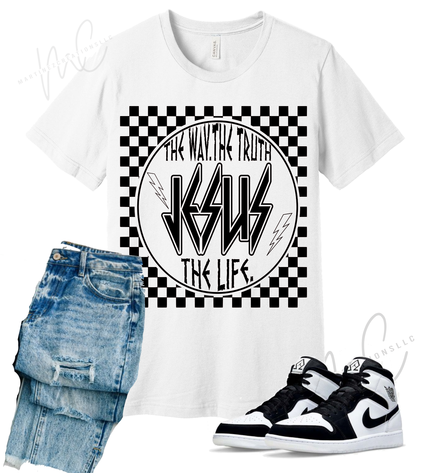 The Way The Truth the Life Tshirt - Martinez Creations