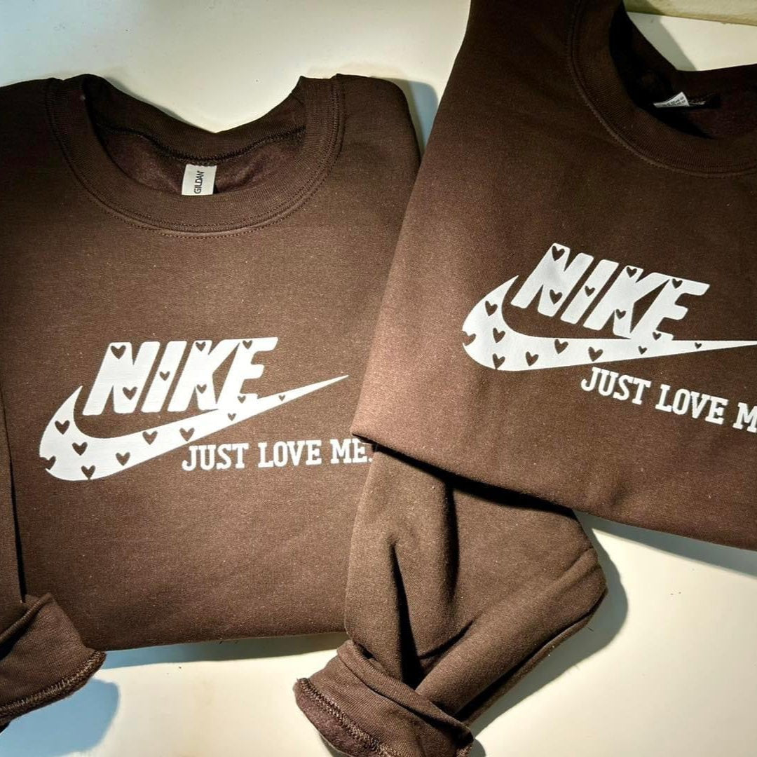 Just Love Me Swoosh Sweater - Martinez Creations