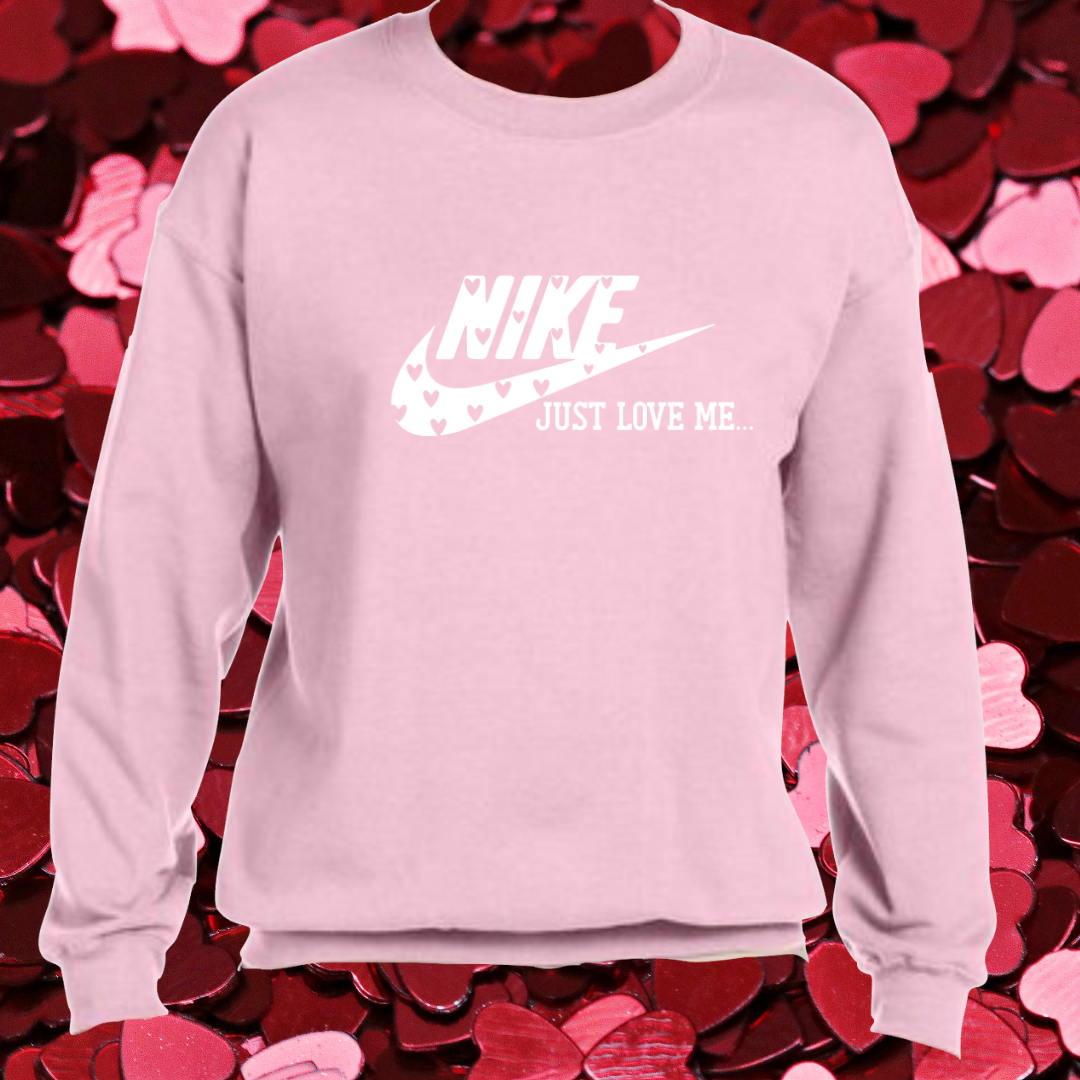 Just Love Me Swoosh Sweater - Martinez Creations