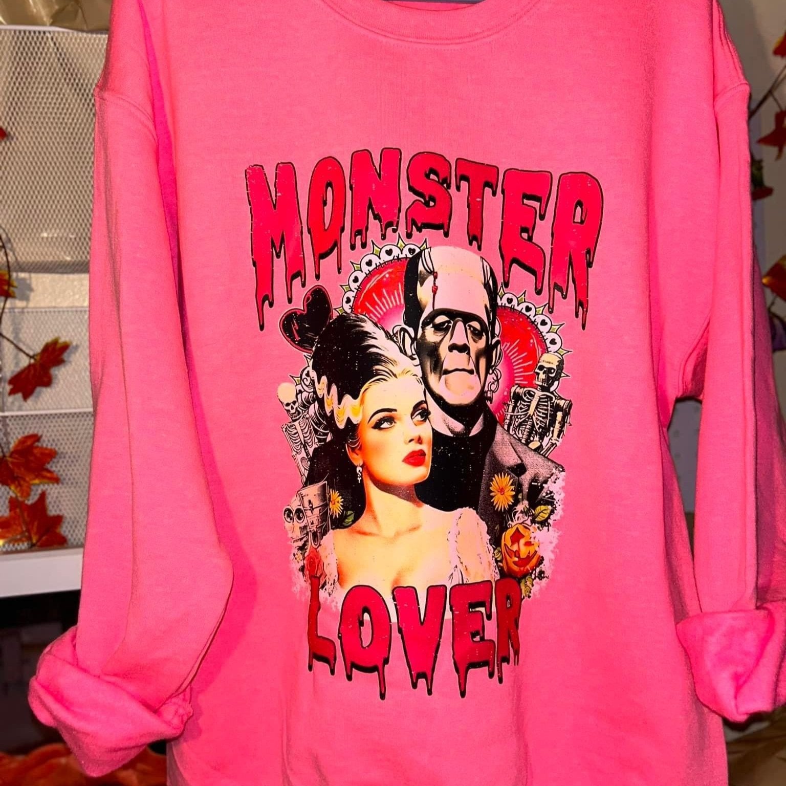 Monster Lover crewneck - Martinez Creations
